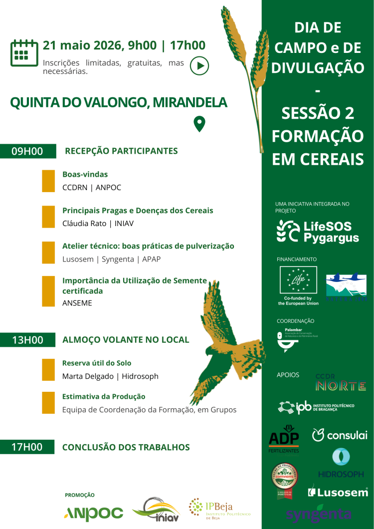 FIELD DAY AND INFORMATION SESSION – 2nd TRAINING SESSION ON CEREALS